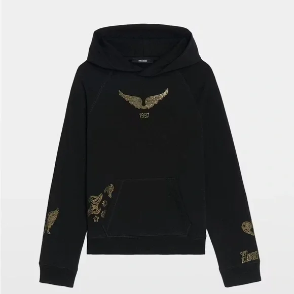 Zadig & Voltaire Black Hoodie - Picture 1 of 4